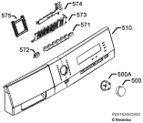 Схема №2 T76285AC с изображением Указатель для электросушки Aeg 1366123402